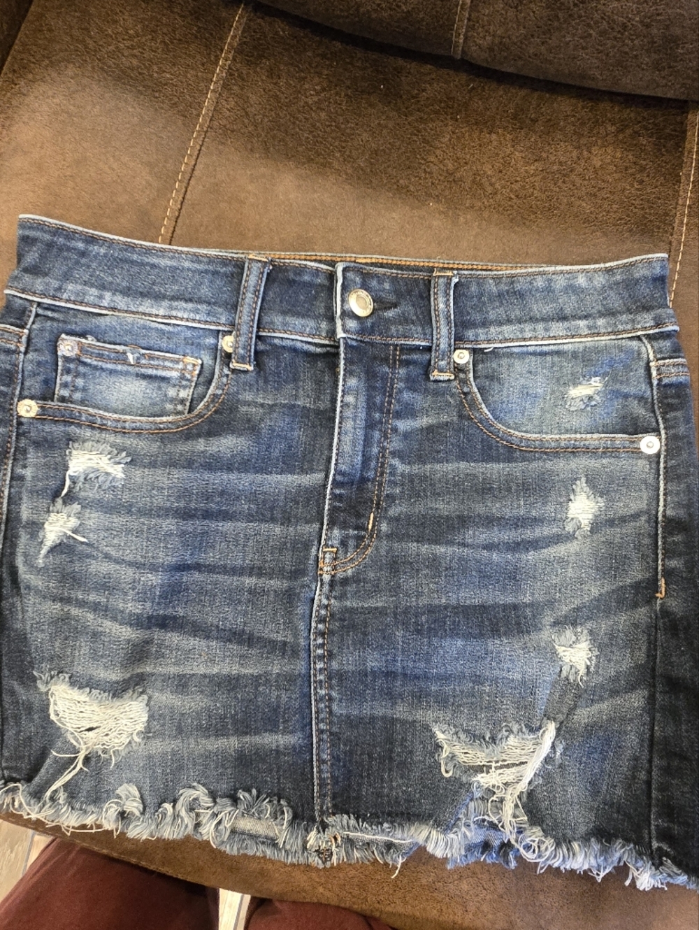 American Eagle Blue Denim Skirt SIZE 8